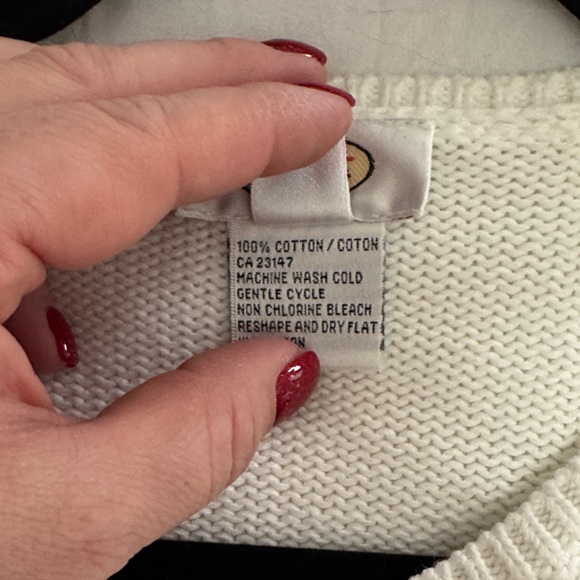 Talbots Ivory Button-Up Cardigan - Picture 4 of 4